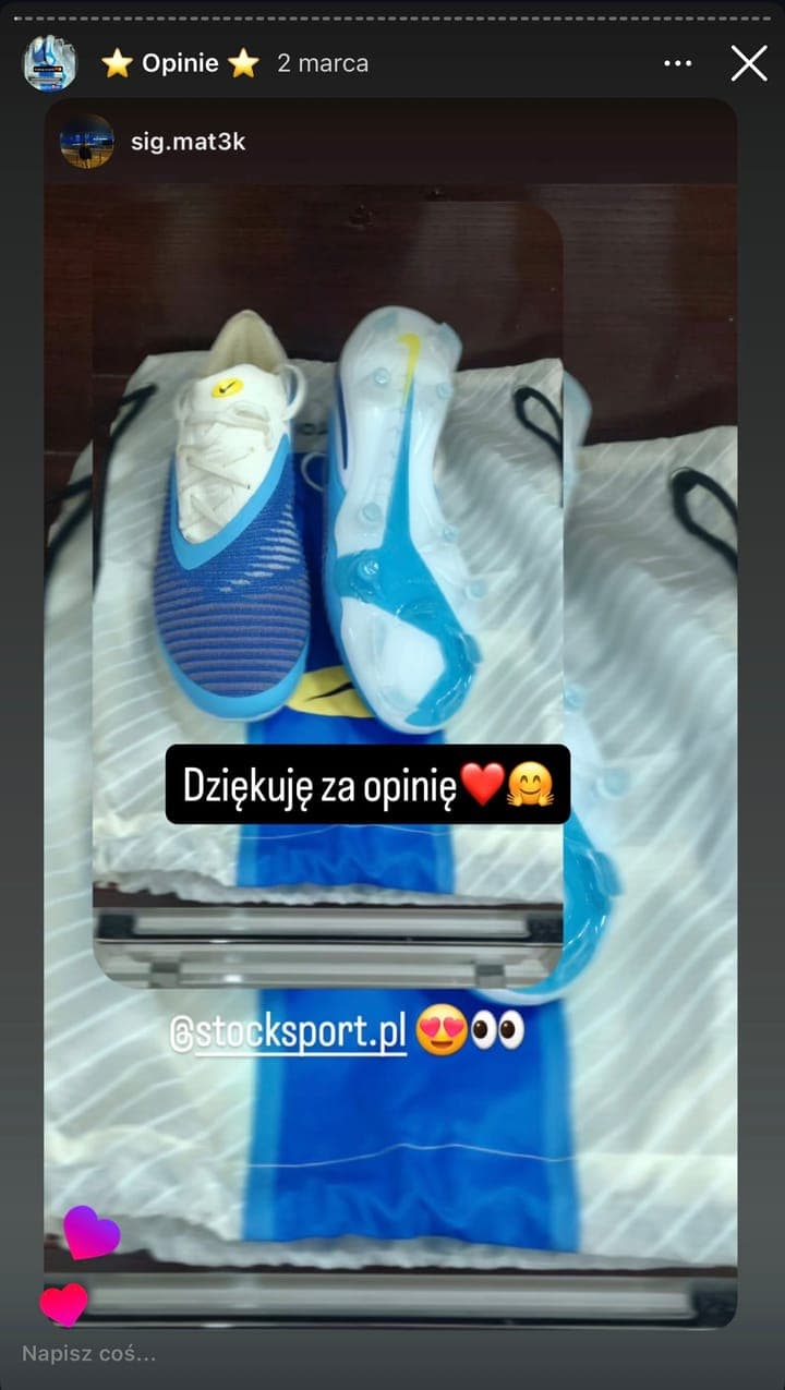 Realne zamówienie klienta Stock-Sport
