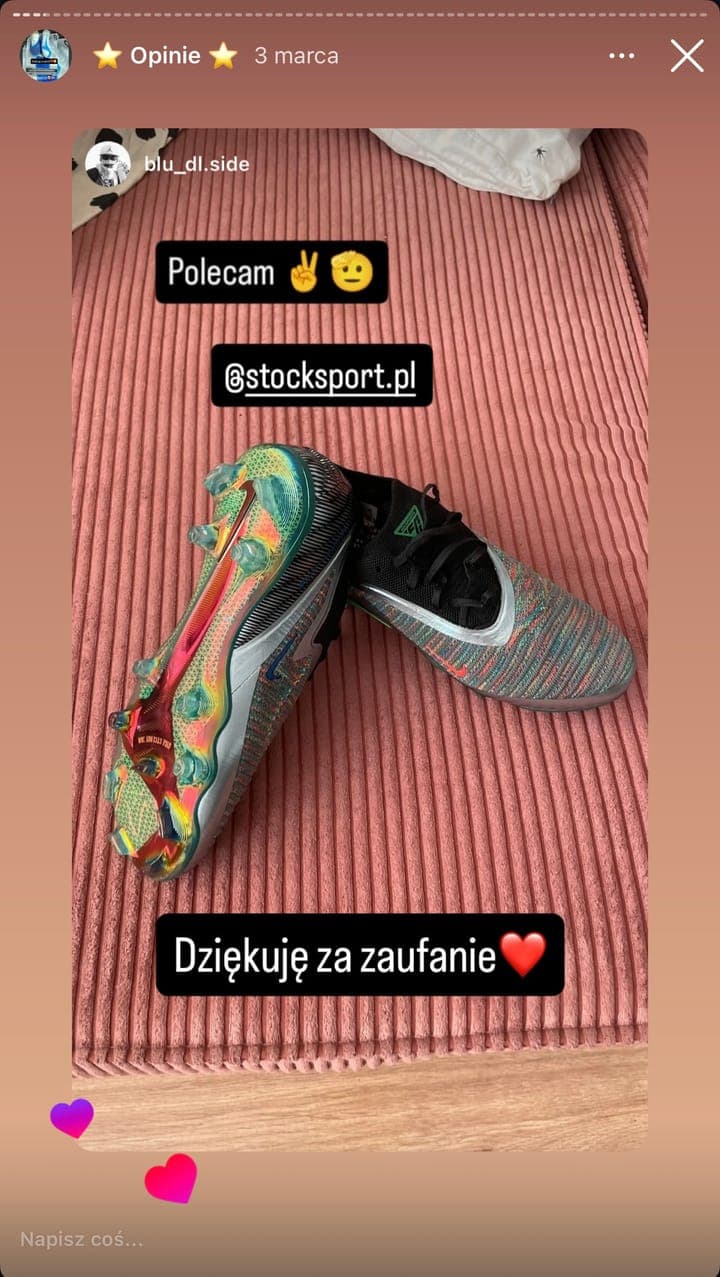 Realne zamówienie klienta Stock-Sport