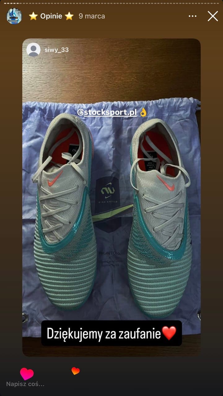Realne zamówienie klienta Stock-Sport