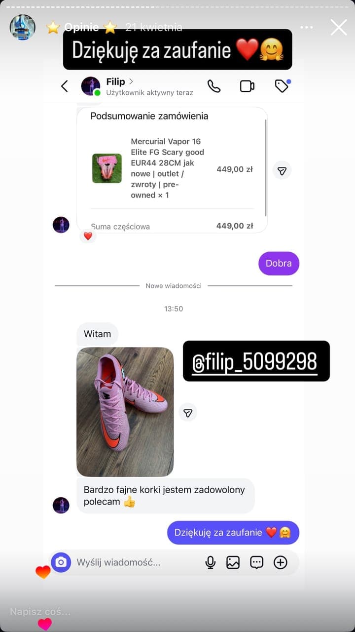 Realna opinia klienta Stock-Sport