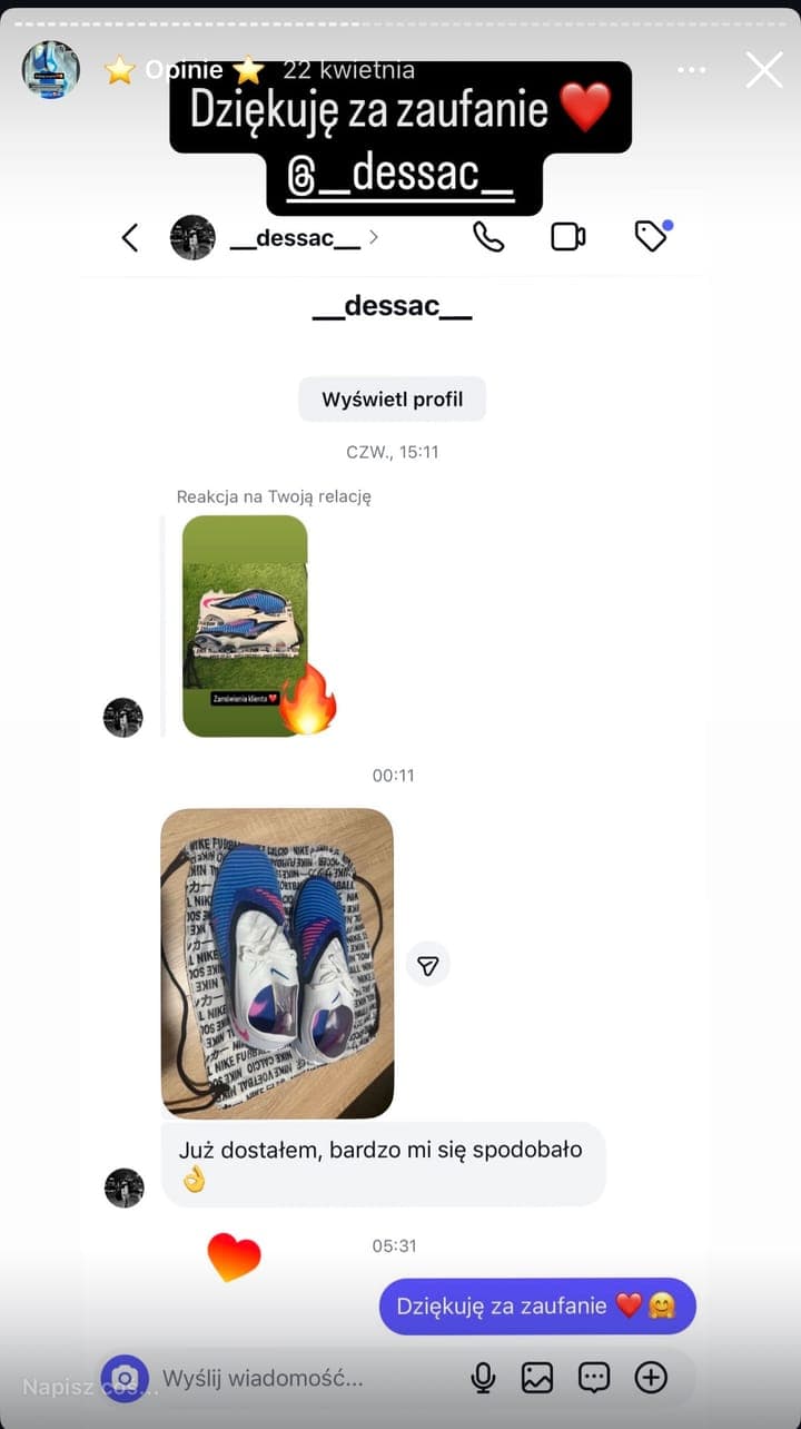 Realna opinia klienta Stock-Sport