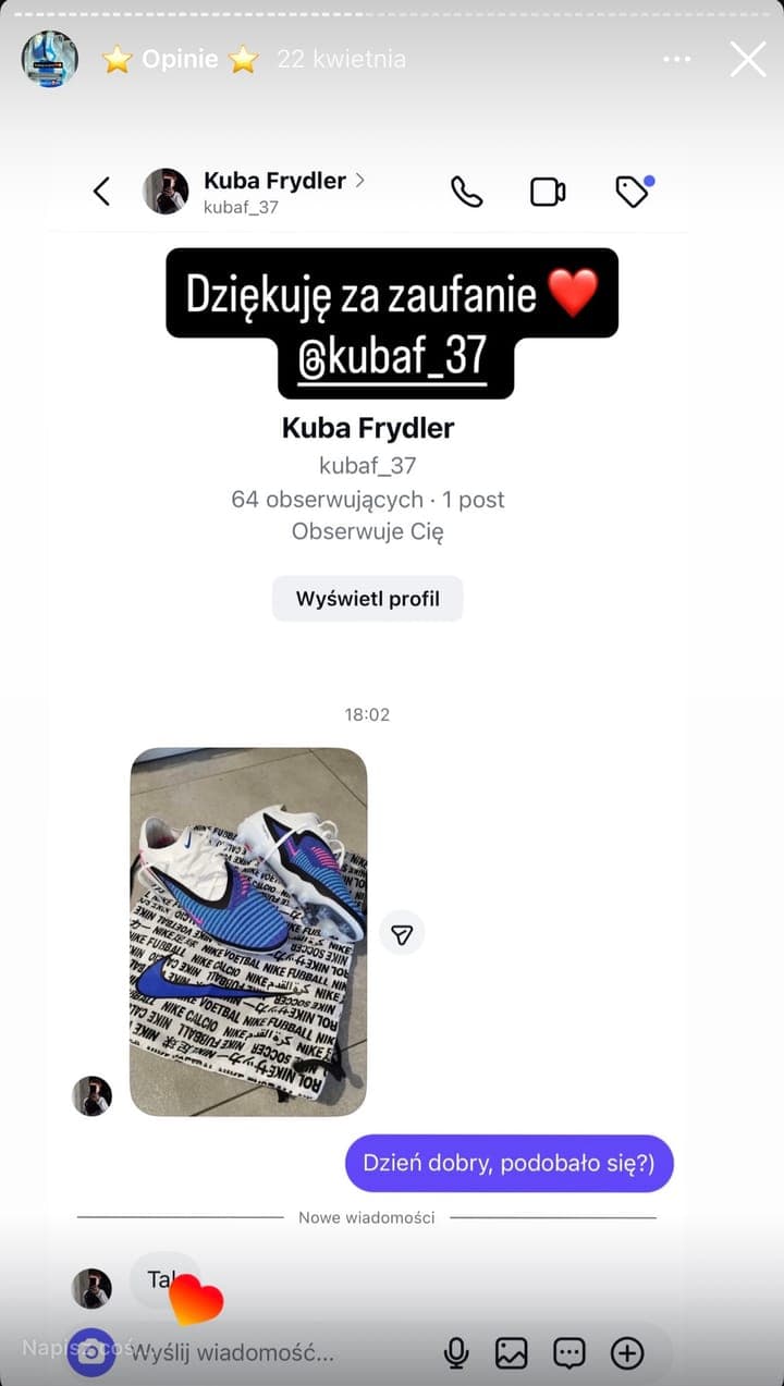 Realna opinia klienta Stock-Sport