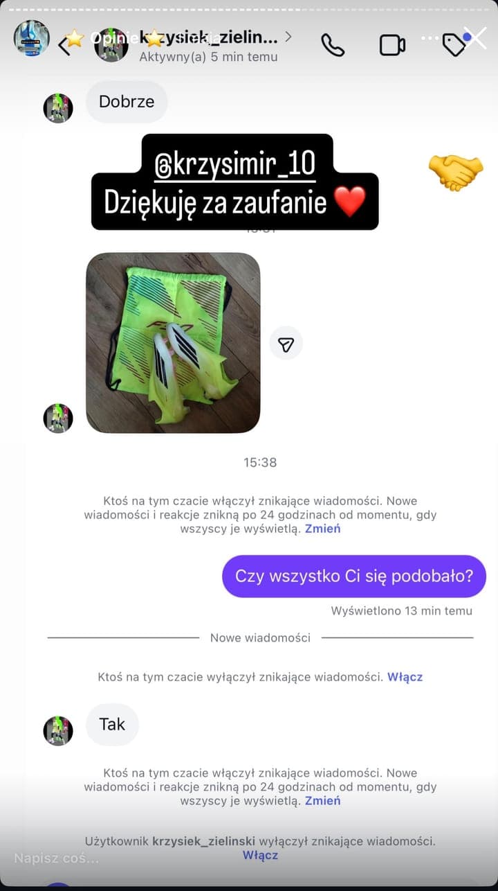 Realna opinia klienta Stock-Sport