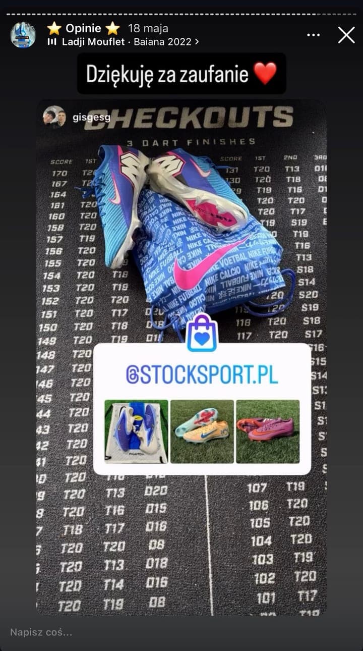 Realne zamówienie klienta Stock-Sport