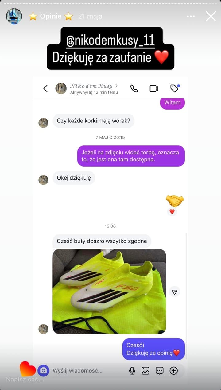 Realna opinia klienta Stock-Sport