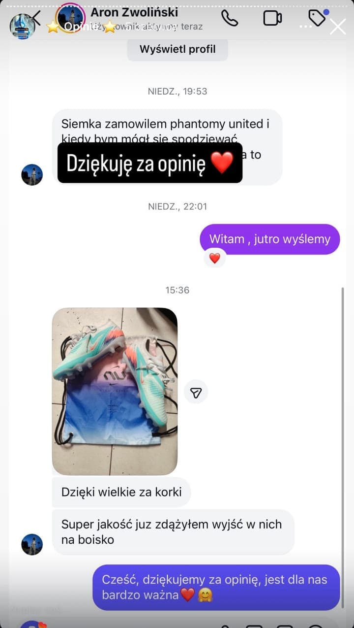 Realna opinia klienta Stock-Sport