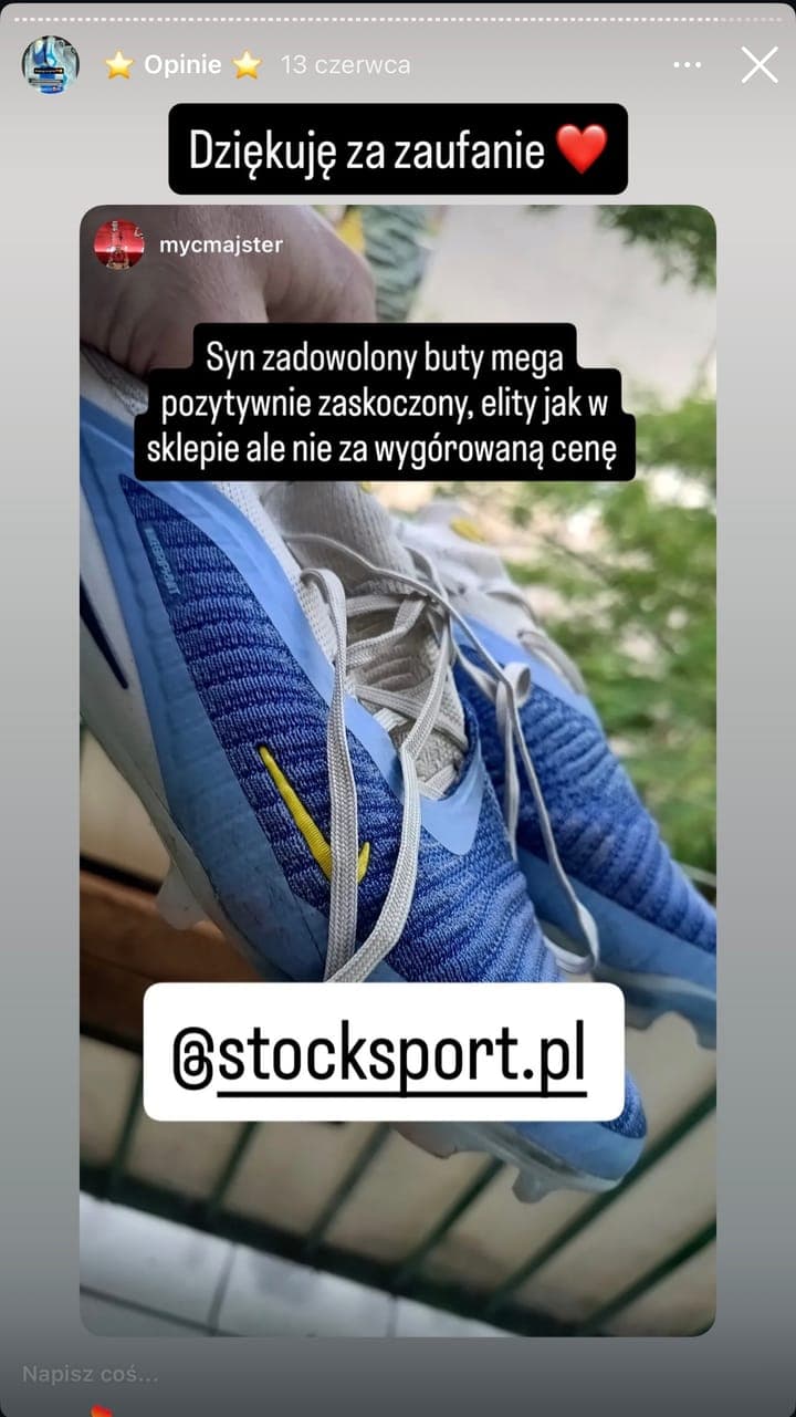 Realna opinia klienta Stock-Sport
