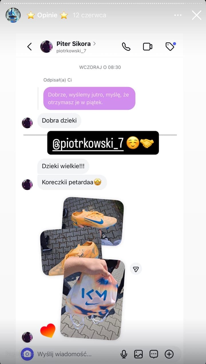 Realna opinia klienta Stock-Sport